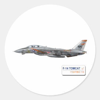 VF-114 Aardvarks Classic Round Sticker