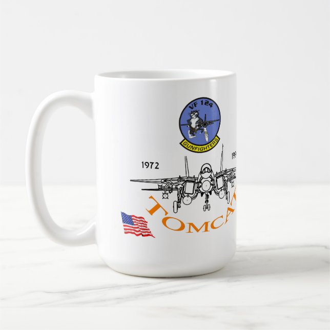 VF-123 Gunfighters - F-14 Tomcat Coffee Mug (Left)