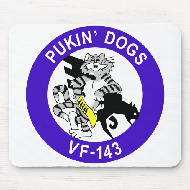 VF-143 Pukin' Dogs Mouse Mat (Front)