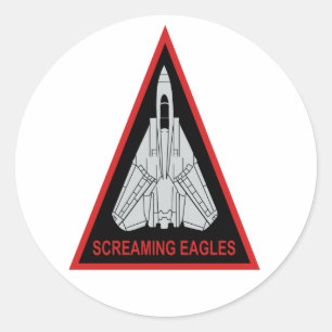 VF-51 Screaming Eagles Classic Round Sticker