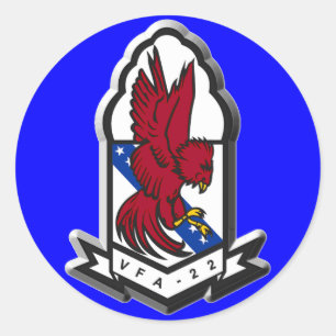 vfa22 classic round sticker