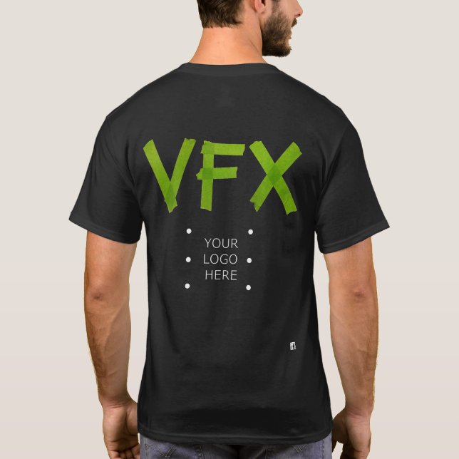 VFX Crew Shirt - CUSTOM COMPANY BRAND - Green/Dark (Back)