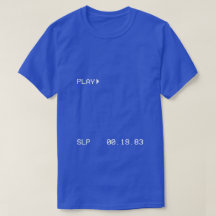 VHS Blue Screen Retro T-Shirt