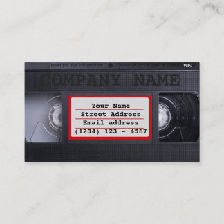 VHS business card