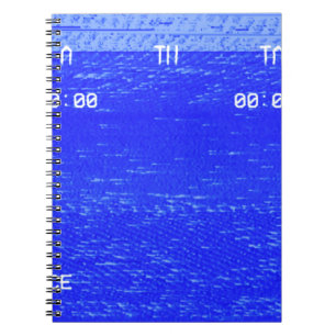 VHS double tape deck bad tracking Notebook