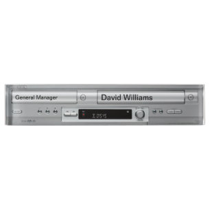 Vhs Dvd Player Faceplate Nameplate