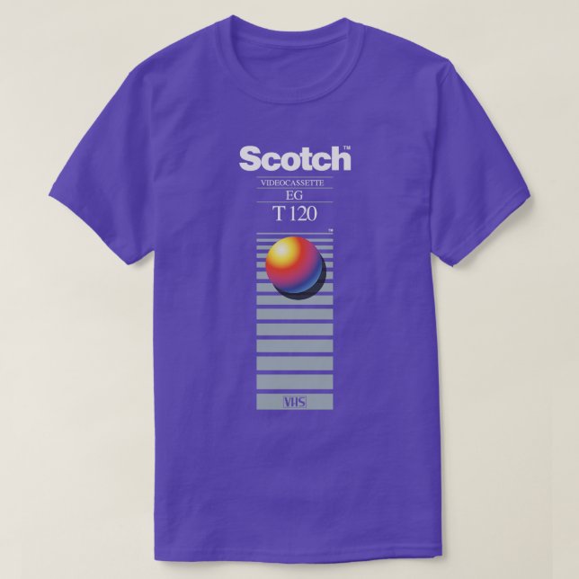 VHS Tape 80s T-Shirt (Design Front)