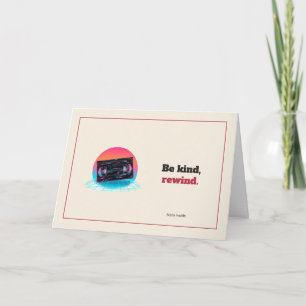 VHS Tape Greeting Card