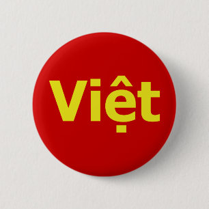 Việt 6 Cm Round Badge
