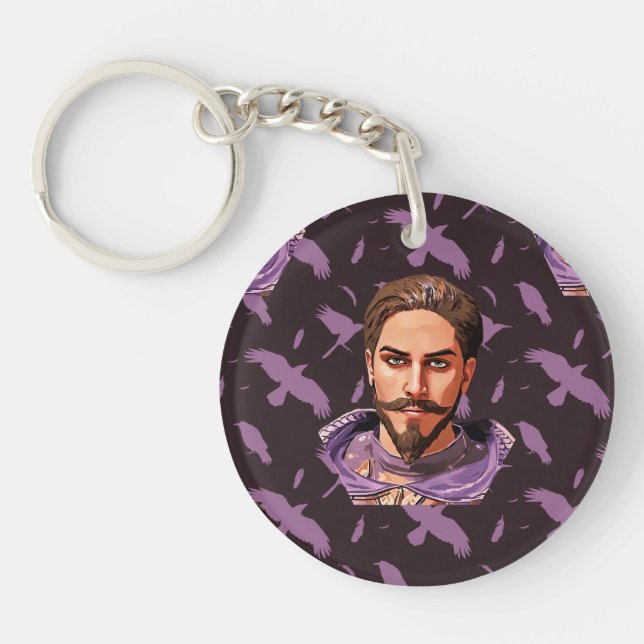 Vi the Crow Keychain (Front)
