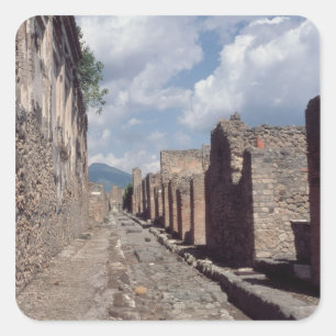 Via di Stabia Square Sticker