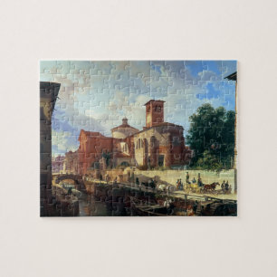 Via Fatabene Fratelli, Milan, 1830 Jigsaw Puzzle