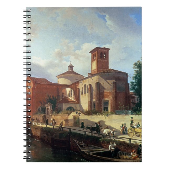 Via Fatabene Fratelli, Milan, 1830 Notebook (Front)