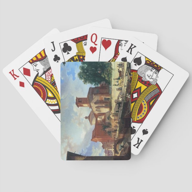 Via Fatabene Fratelli, Milan, 1830 Playing Cards (Back)