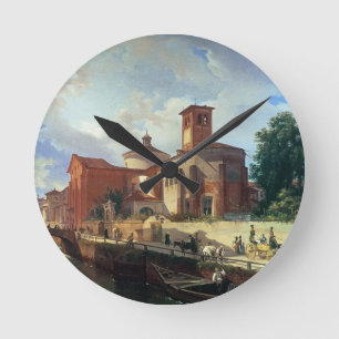 Via Fatabene Fratelli, Milan 1830 Round Clock