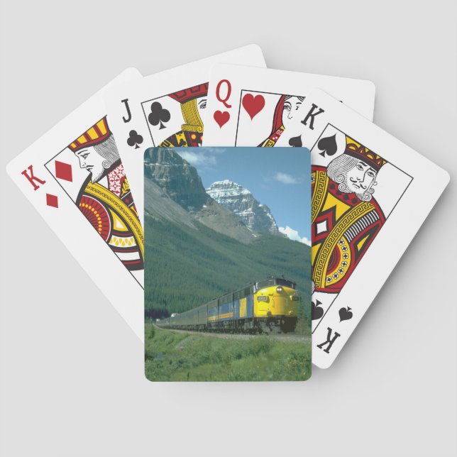 Via FP-7 #6302 leads Train #2_Trains Playing Cards (Back)