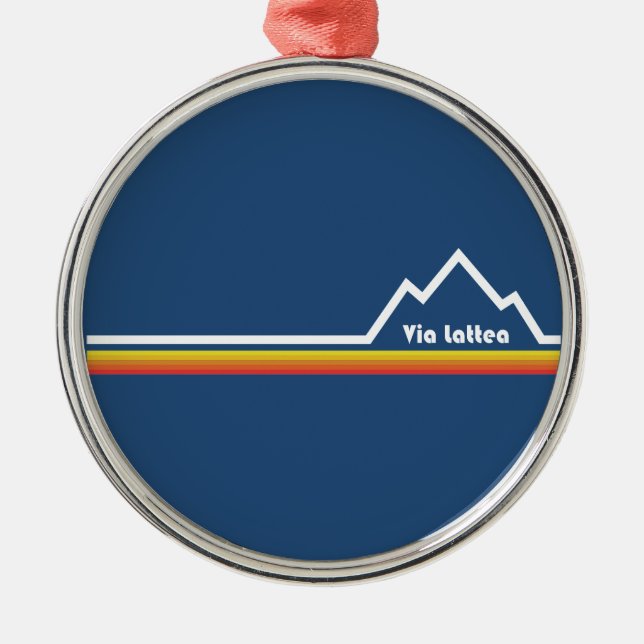 Via Lattea Metal Tree Decoration (Front)