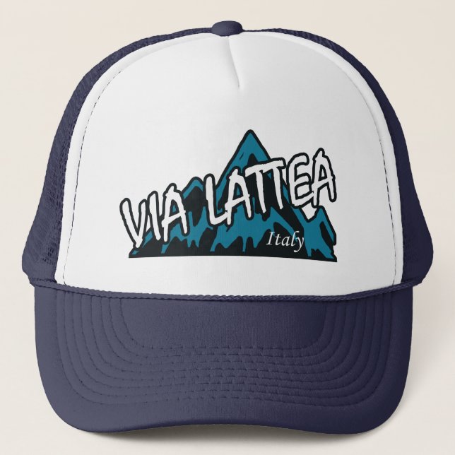 Via Lattea Mountains Trucker Hat (Front)