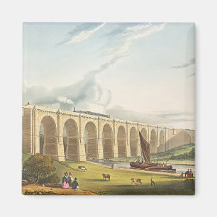 Viaduct across the Sankey Valley, plate 4 from 'Li Magnet