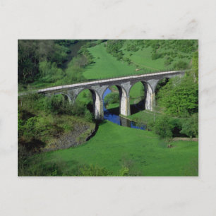 Viaduct, Monsal Dale, Peak District, Derbyshire, U Postcard