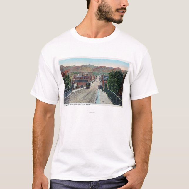 Viaduct View of Centre StreetPocatello, ID T-Shirt (Front)