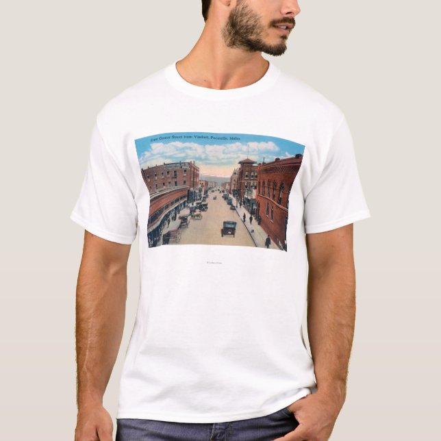 Viaduct View of East Centre Street T-Shirt (Front)