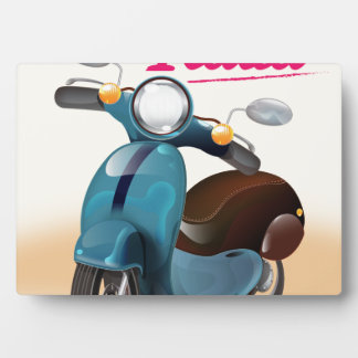 Viaggio a Italia travel poster print Plaque