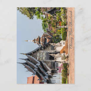 Viaharn in Wat Chedi Luang, Chiang Mai, Thailand Postcard