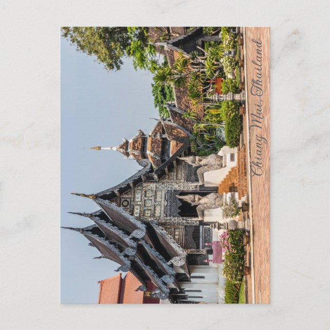 Viaharn in Wat Chedi Luang, Chiang Mai, Thailand Postcard (Front)