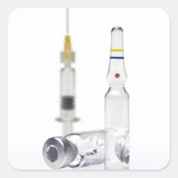 Vials containing medicine for injections and