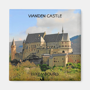 VIANDEN CASTLE, LUXEMBOURG MAGNET