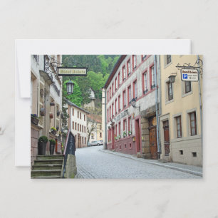 Vianden, Luxembourg street scene Card