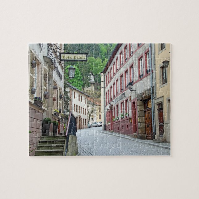 Vianden, Luxembourg street scene Jigsaw Puzzle (Horizontal)