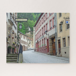 Vianden, Luxembourg street scene Jigsaw Puzzle