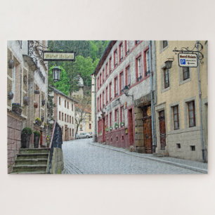 Vianden, Luxembourg street scene Jigsaw Puzzle