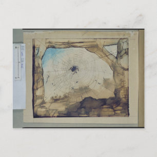 Vianden through a Spider's Web Postcard