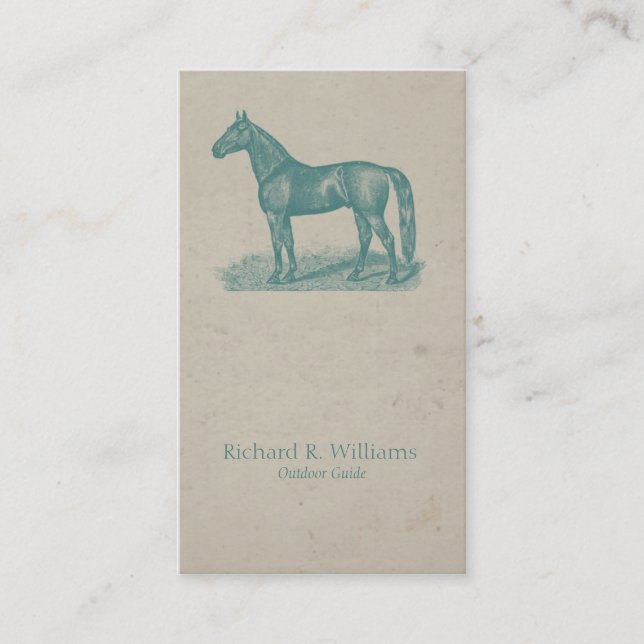 Viantage Horse Business Card (Front)