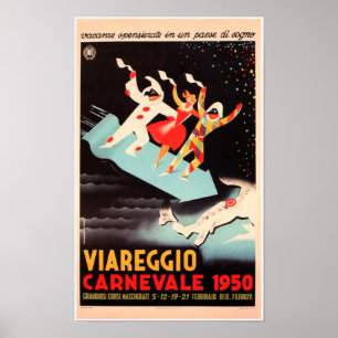 Viareggio Carnevale - Vintage Italian Advertising Poster