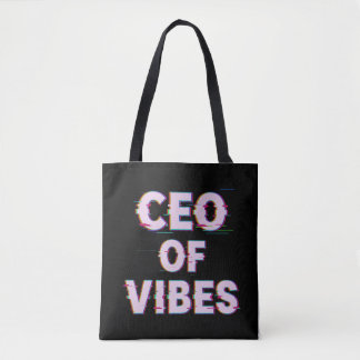VIBE CEO PROTOCOL - Reality Glitch (Instant Aura U Tote Bag