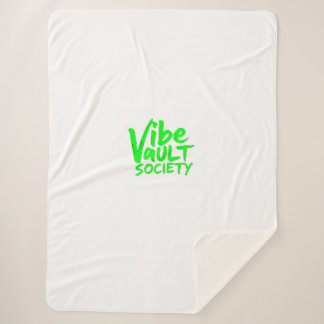 Vibe Vault Society Sherpa Blanket