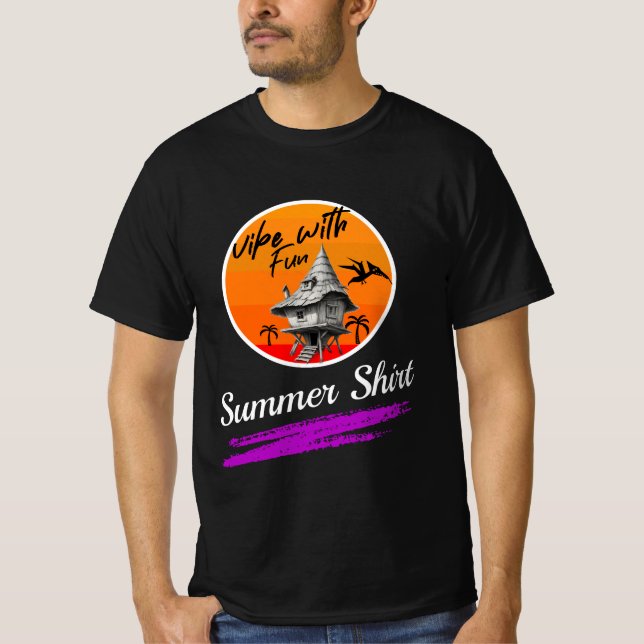 Vibe With Fun Summer Shirt (Front)