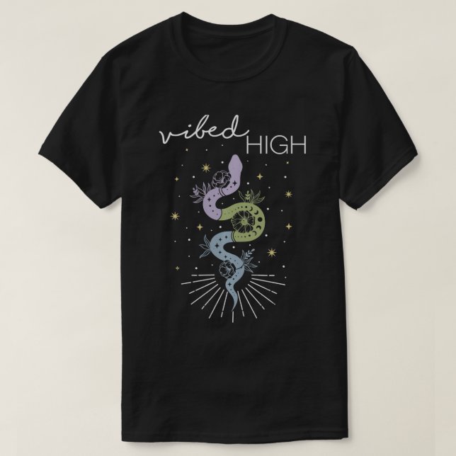 Vibed High Mystical Snake  T-Shirt (Design Front)