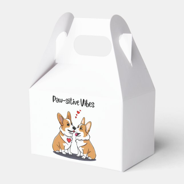  Vibes Corgis in Love Favour Box (Front Side)