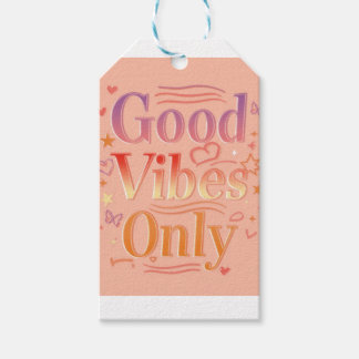 Vibes for a good day gift tags
