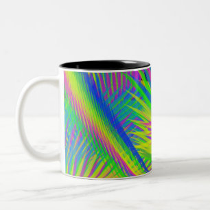 Vibes Mug   Vibrant Tropical Abstract Art