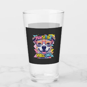 Vibes Only Funny Dog T-Shirt � Cool Dog Glass