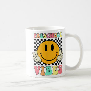 Vibes Retro Teacher Student Kid Last Day Of School Coffee Mug