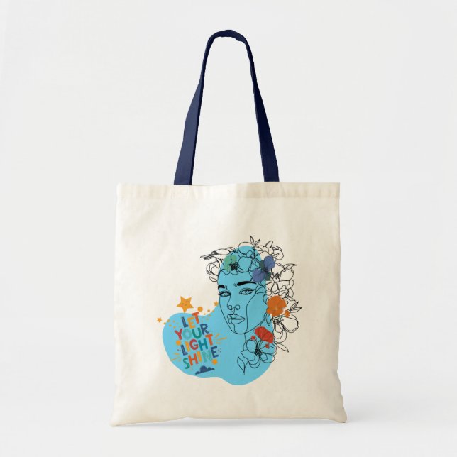 Vibes Tote Bag - Let your light shine (Front)