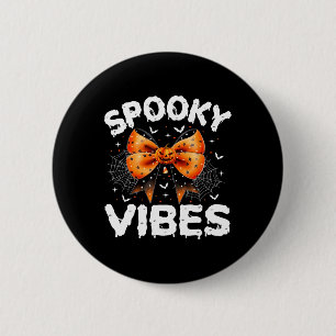 Vibes Women Girls Kids Cute Halloween Pumpkin 6 Cm Round Badge