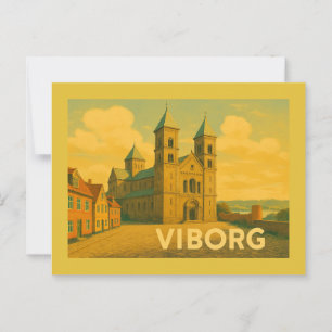 Viborg Denmark Cathedral Postcard